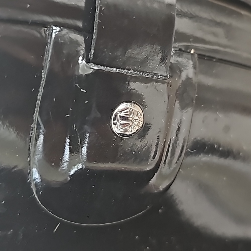 Black Shiny Hunter Size 9 Boots - Picture 6 of 8